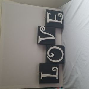 Love sign handmade 20 inches long jute hanger